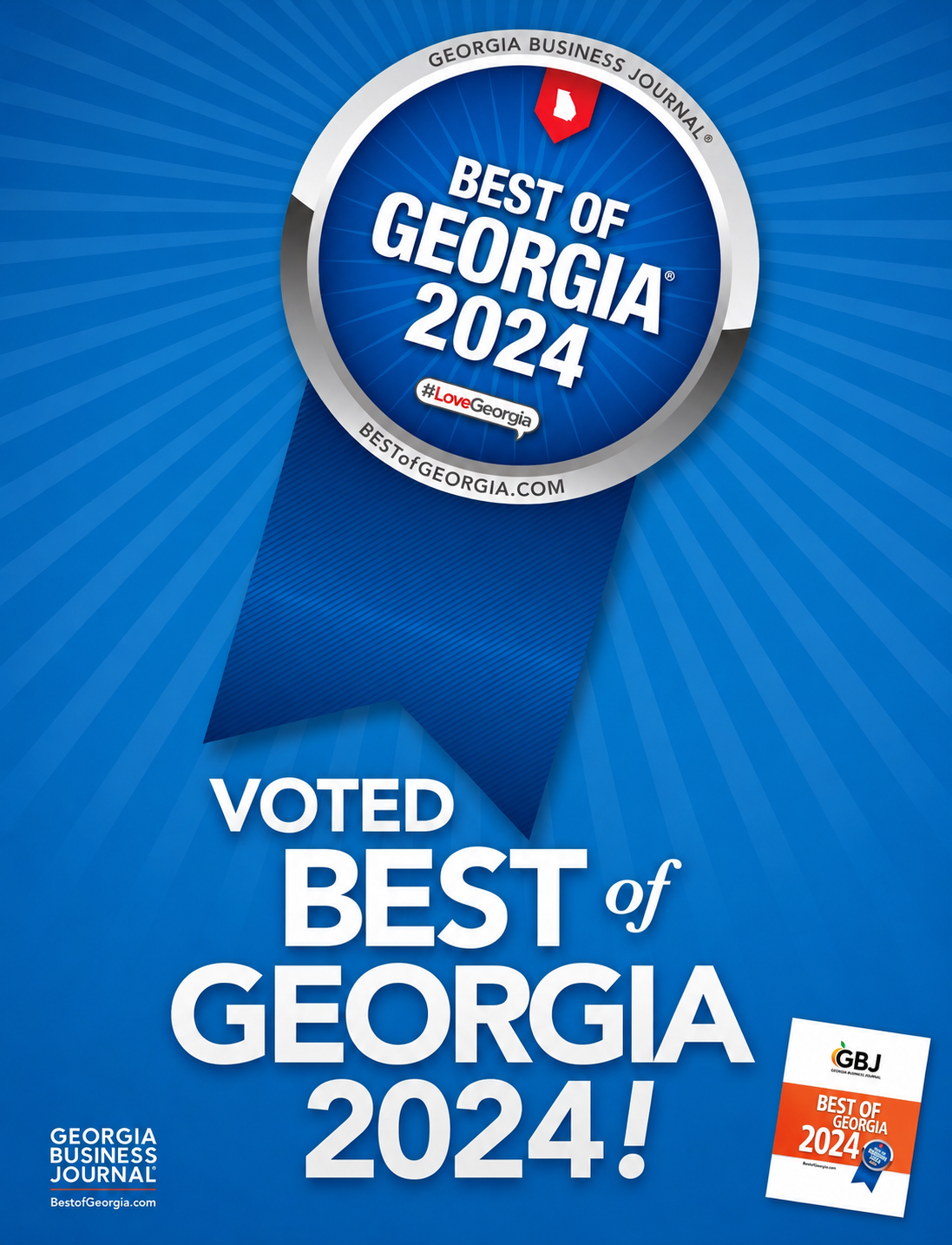 Georgia Business Journal Best of Georgia 2024 award